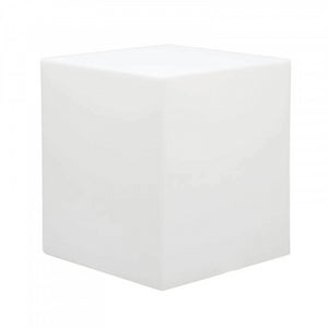 CUBO 40 X 40 X 40 LUMINOSO INDUS CON LED MULTICOLOR E BATTERIA SOLARE