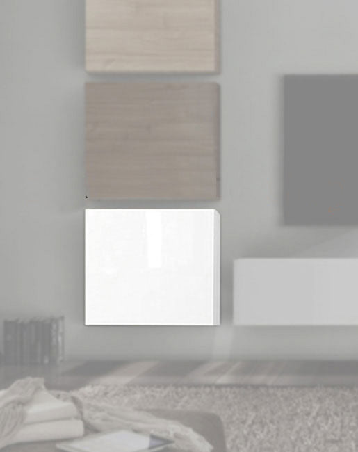 Cubo moderno e di design, Bianco Lucido, ZLCINFCUBI