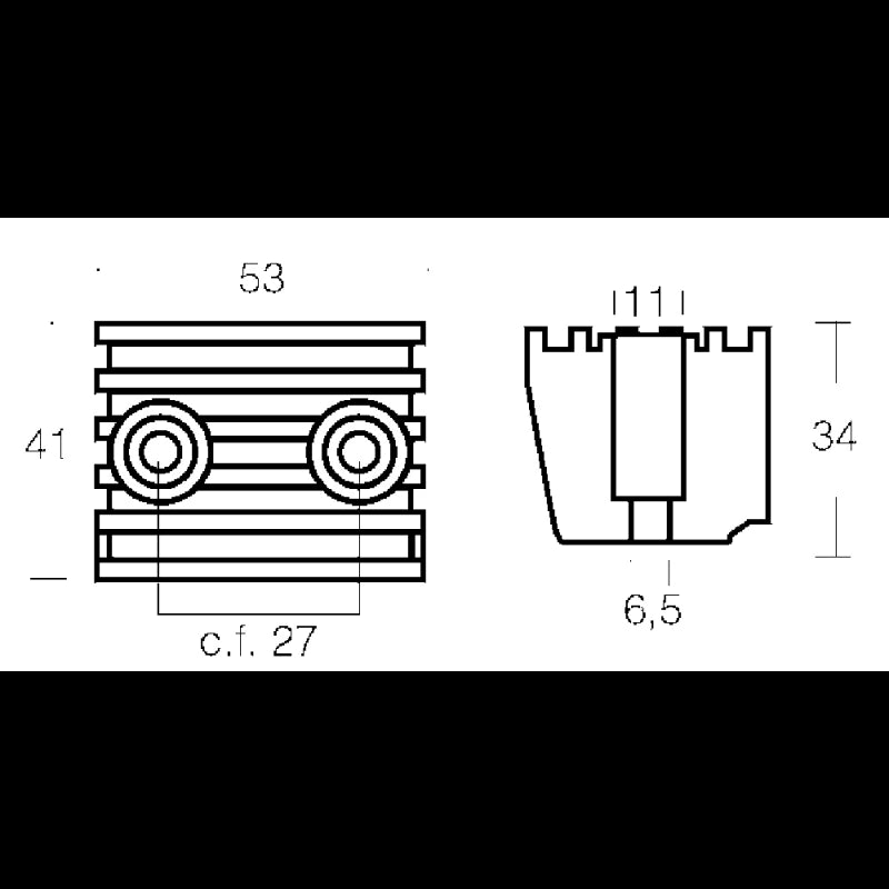 CUBO DPX IN ALLUMINIO