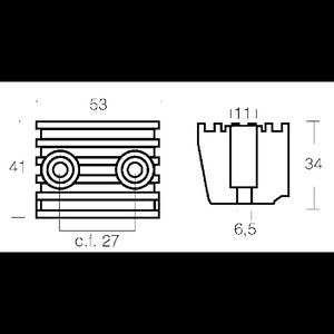 CUBO DPX IN ALLUMINIO
