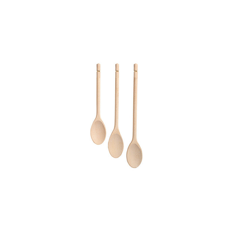 Cucchiai in legno set 3 pezzi faggio da cucina – GIOSTYLE