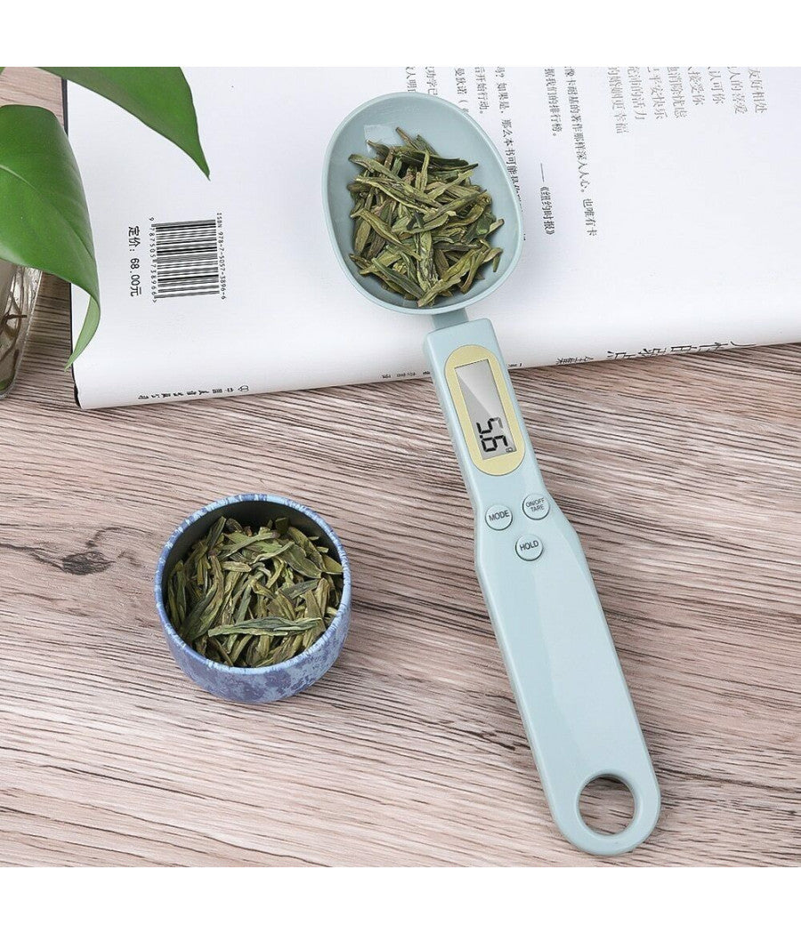 Cucchiaio Bilancia Bilancino Digitale Di Precisione Da Cucina 0.1 - 500g Grammi         