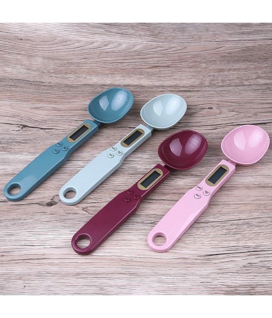 Cucchiaio Bilancia Bilancino Digitale Di Precisione Da Cucina 0.1 - 500g Grammi         