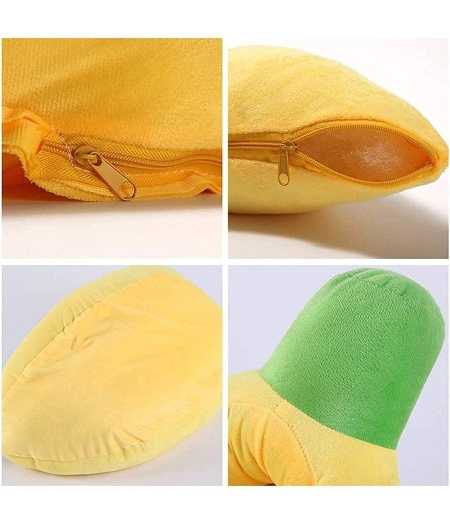 Cuccia Banana Letto Morbido Per Gatto Cane Cuscino Inverno Peluche Nido 85x45cm         