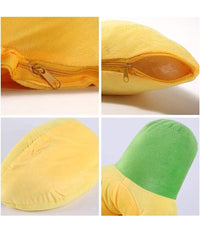 Cuccia Banana Letto Morbido Per Gatto Cane Cuscino Inverno Peluche Nido 85x45cm         