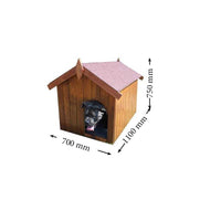 Cuccia Foresta per Cani con Pavimento - 0,60X0,98 m