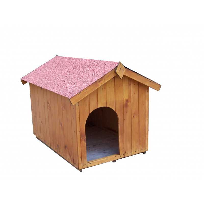 Cuccia Foresta per Cani Legno con Pavimento - 0,70X1,06 m