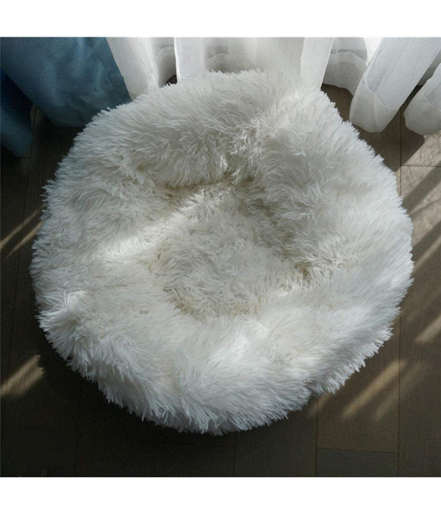 Cuccia In Velluto Peluche Lavabile Super Morbida Per Cani Gatti Animali Da 50 Cm         