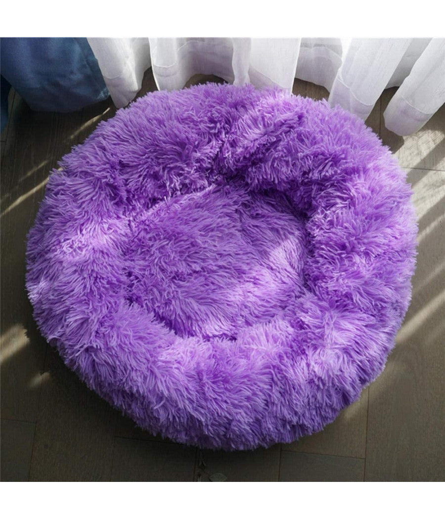 Cuccia In Velluto Peluche Lavabile Super Morbida Per Cani Gatti Animali Da 60 Cm         