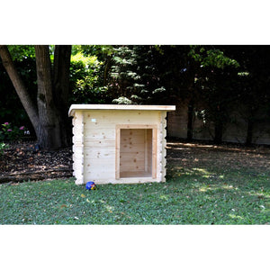 Cuccia Lilly in Legno con Pavimento Alce 98x77 cm