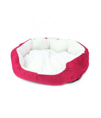Cuccia Morbida Per Cani E Gatti Inverno Caldo In Pile 42x30x15cm Con Cuscino         