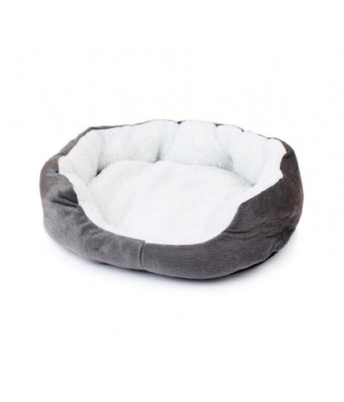 Cuccia Morbida Per Cani E Gatti Inverno Caldo In Pile 42x30x15cm Con Cuscino         