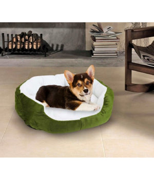 Cuccia Morbida Per Cani E Gatti Inverno Caldo In Pile 42x30x15cm Con Cuscino         