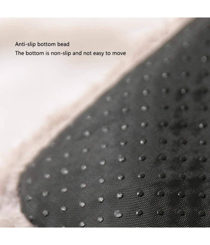 Cuccia Per Cani E Gatti Animali A Forma Di Casetta Morbida Peluche 43x36x34cm         