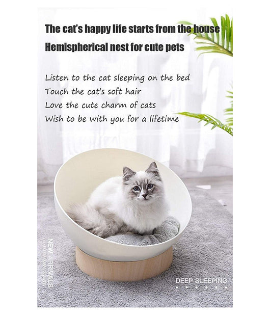 Trade Shop - Cuccia Per Gatti Cani Casa A Guscio Uovo Universale Con Cuscino Multifunzionale -