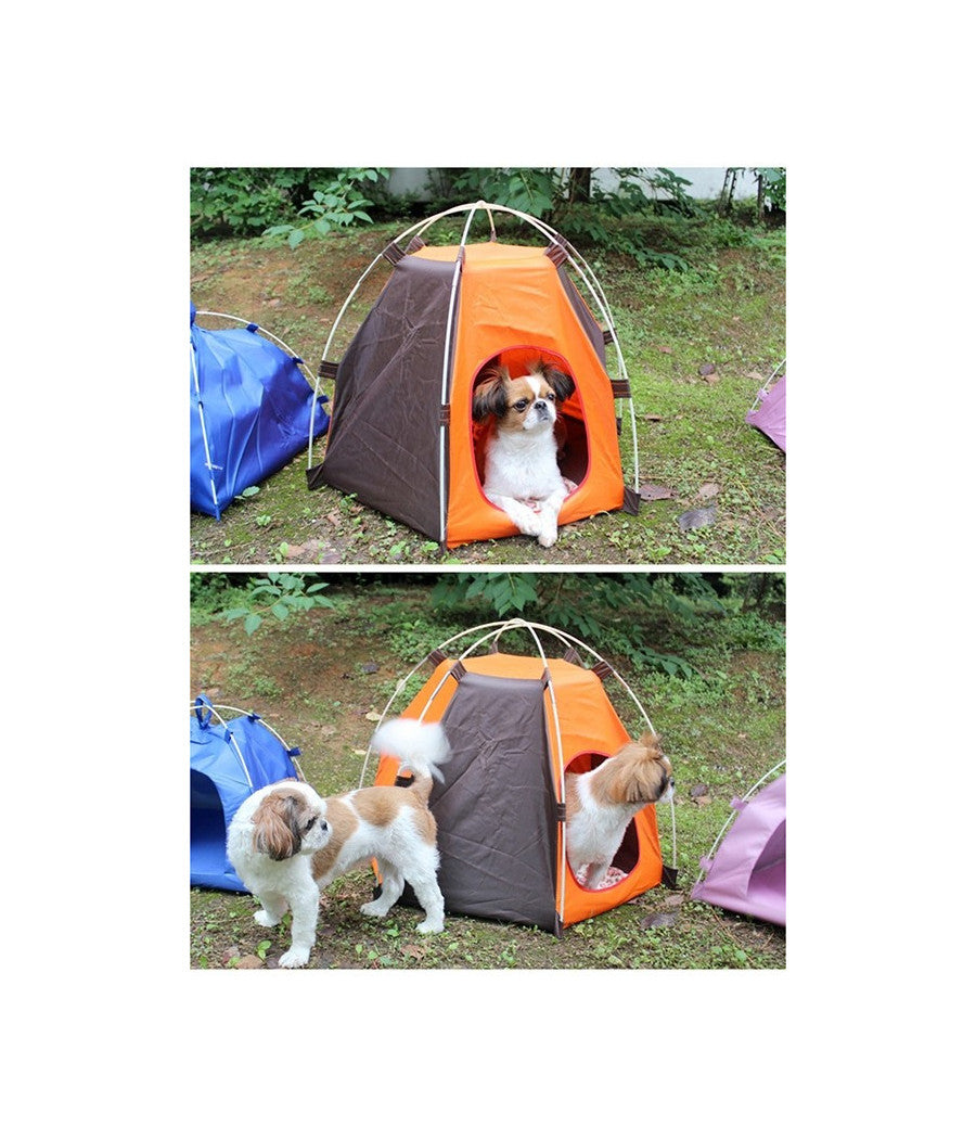 Cuccia Tenda Portatile Per Animali Impermeabile Da Esterno Ripiegabile Spiaggia         