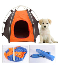 Cuccia Tenda Portatile Per Animali Impermeabile Da Esterno Ripiegabile Spiaggia         
