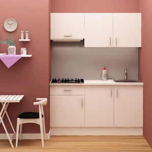 Cucina 160 cm Isernia con elettrodomestici colore bianco
