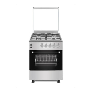 Cucina 4 fuochi con forno a gas ventilato e grill elettrico Flora 60