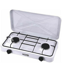 Cucina A Gas Fornello Piano Cottura Doppio 2 Fuochi Per Uso Interno Ed Esterno         