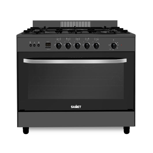 Cucina a gas Samet Stromboli 90x60 cm con forno a gas grill elettrici – Nera Classe A