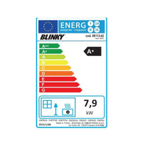 Cucina a Legna Blinky con forno Lina con Porta Vetro Rosso