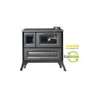 Cucina a legna Country Antracite – 7,7 kW – K-Line – Riscaldamento e cottura per ambienti fino a 220 m³