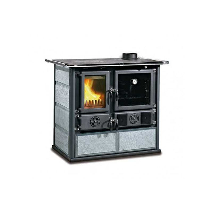 Cucina a Legna Nordica Rosa 6.5 Kw Pietra Naturale Mod. 7015129