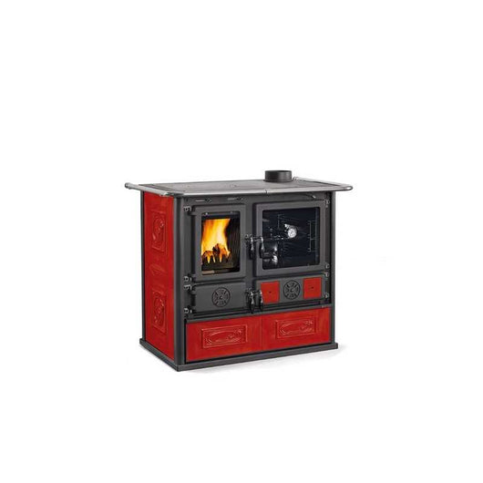 Cucina a Legna Nordica Rosetta Liberty 7.2 Kw Bordeaux Mod. 7013150