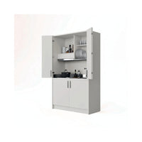 Cucina a scomparsa completa di elettrodomestici Fold bianco 125