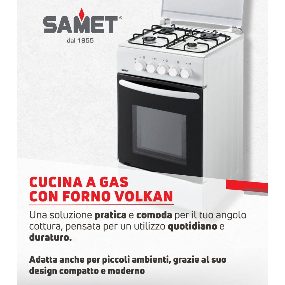 Cucina a gas con forno Volkan Samet