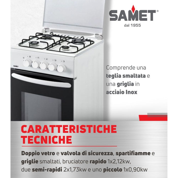 Cucina a gas con forno Volkan Samet