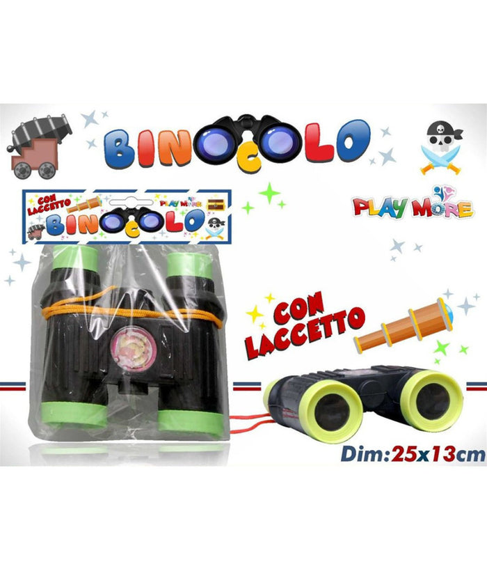 2 Pezzi Binocolo Per Bambini Gioco Maschera Carnevale Avventura Caccia Al Tesoro         