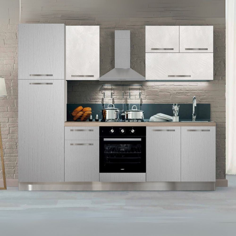Cucina Molly tortora e canyon white elettrodomestici inclusi 255