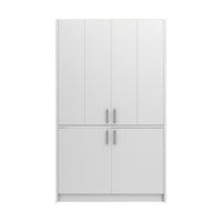 Cucina salvaspazio a scomparsa Fold Evolution colore bianco e elettrodomestici inclusi 125x62x208H
