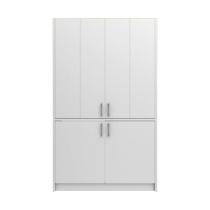 Cucina salvaspazio a scomparsa Fold Evolution colore bianco e elettrodomestici inclusi 125x62x208H