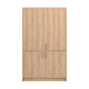 Cucina salvaspazio a scomparsa Fold Evolution colore rovere e elettrodomestici inclusi 125x62x208H