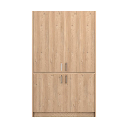 Cucina salvaspazio a scomparsa Fold Evolution colore rovere e elettrodomestici inclusi 125x62x208H