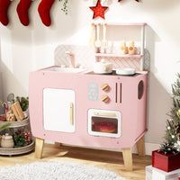 Cucina giocattolo per bambini set cucina in legno con fornelli lavandino rubinetto e forno, Cucina set da chef gioco-Cucine giocattoli