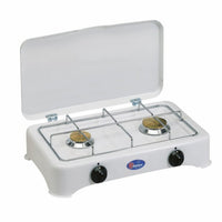 CUCININO Fornello a gas 2 fuochi,  spartifiamma ottone  cm 48x29x12 PARKER GPL - PARKER