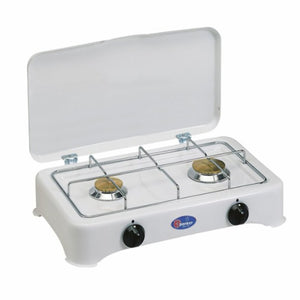 CUCININO Fornello a gas 2 fuochi,  spartifiamma ottone  cm 48x29x12 PARKER GPL - PARKER