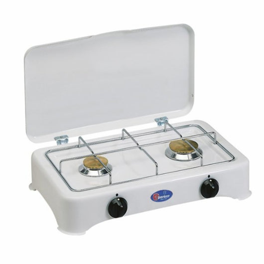 CUCININO Fornello a gas 2 fuochi,  spartifiamma ottone  cm 48x29x12 PARKER GPL - PARKER