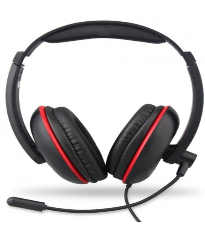 Cuffia 5 In 1 Gaming Cuffie Con Microfono Per Ps4 Xbox Pc Tv Audio Auricolare         