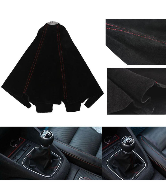 Cuffia Copri Leva Cambio Auto Antipolvere Universale In Similpelle         