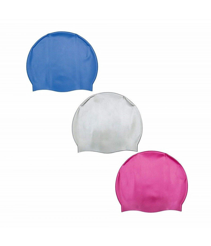 Cuffia Hydro Swim Silicone Mare Piscina Nuoto 14+ Anni 3 Colori Assortiti 26006         