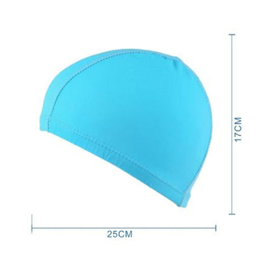 Trade Shop - Cuffia Nuoto Per Piscina Estate In Tessuto Unisex 6 Colori Misti 25x17 Cm 605434 -