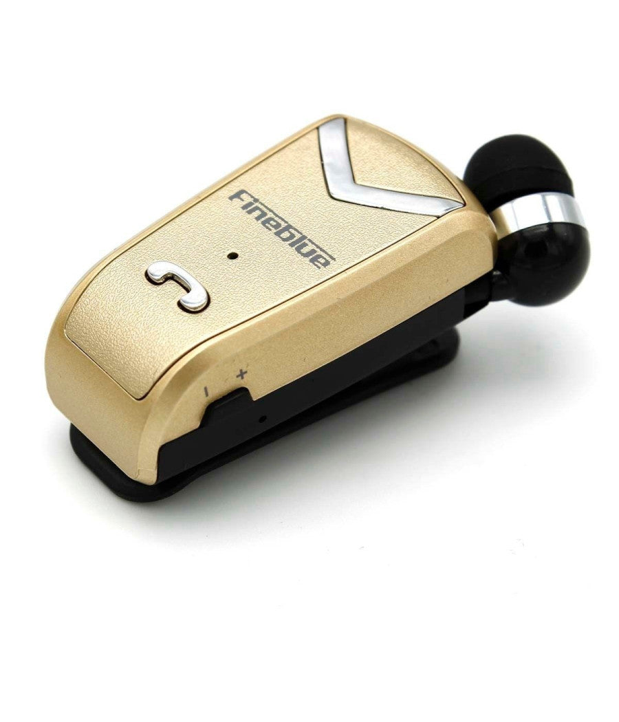 Cuffia Retraibile Auricolare Bluetooth Universale Fineblue F-v2 Per Smartphone         