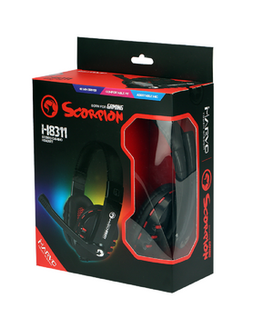 Cuffia Stereo Gaming Marvo H8311 Scorpion Headset Wired Auricolare Con Microfono         