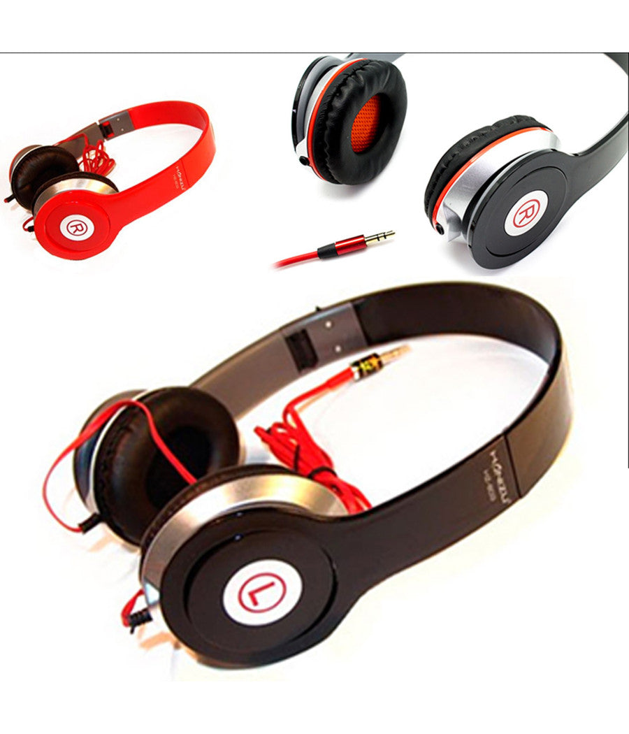 Cuffie Auricolari Hanizu Hz-100 Stereo Hd Smartphone Pc Mp3 Cd Extra Bass         