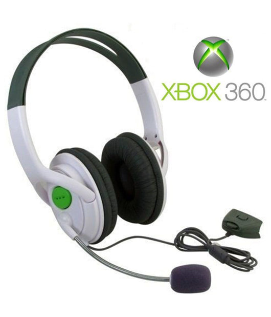 Cuffie Cuffia Audio Microfono Headset Compatibili Per Xbox 360 Live Auricolare         